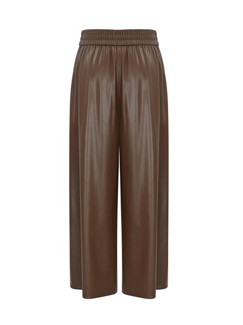 Pantalone Gennaro in tessuto spalmato marrone WEEKEND MAX MARA | 2425786012600003